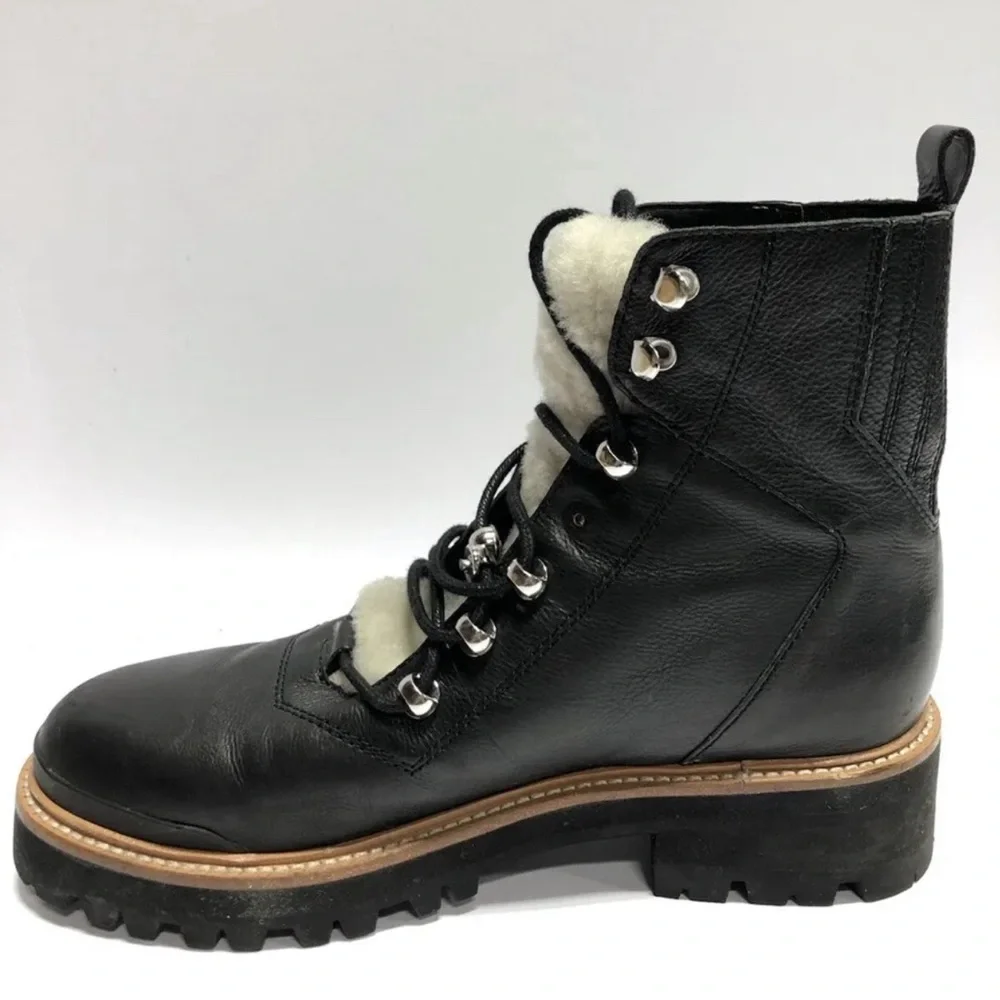 Marc Fisher Women’s MTD Izzie Boot Black Leather 8.5 M